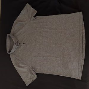 Lululemon Evolution Short-Sleeve Polo Shirt Heathered Black Size M No Tag